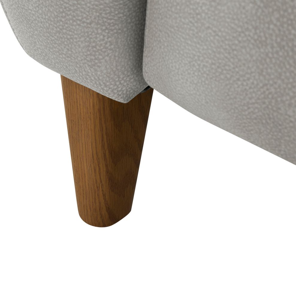 Dylan Left Hand Corner Power Recliner Sofa in Oxford Grey Fabric 12