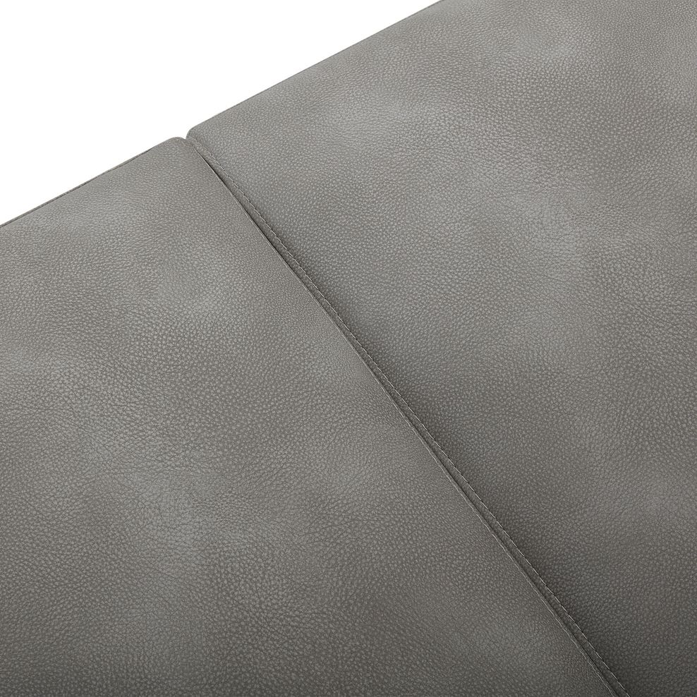 Dylan Left Hand Corner Power Recliner Sofa in Oxford Grey Fabric 18