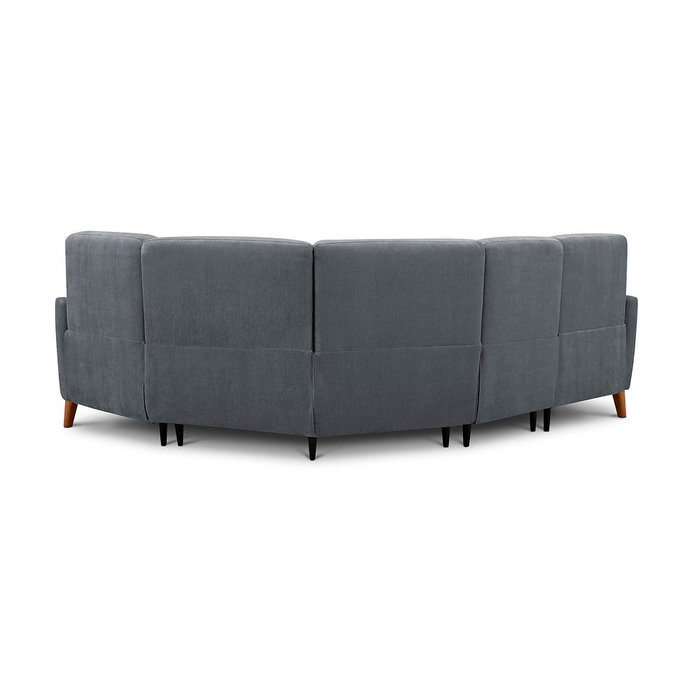 Dylan Left Hand Corner Sofa in Amigo Coal Fabric 4