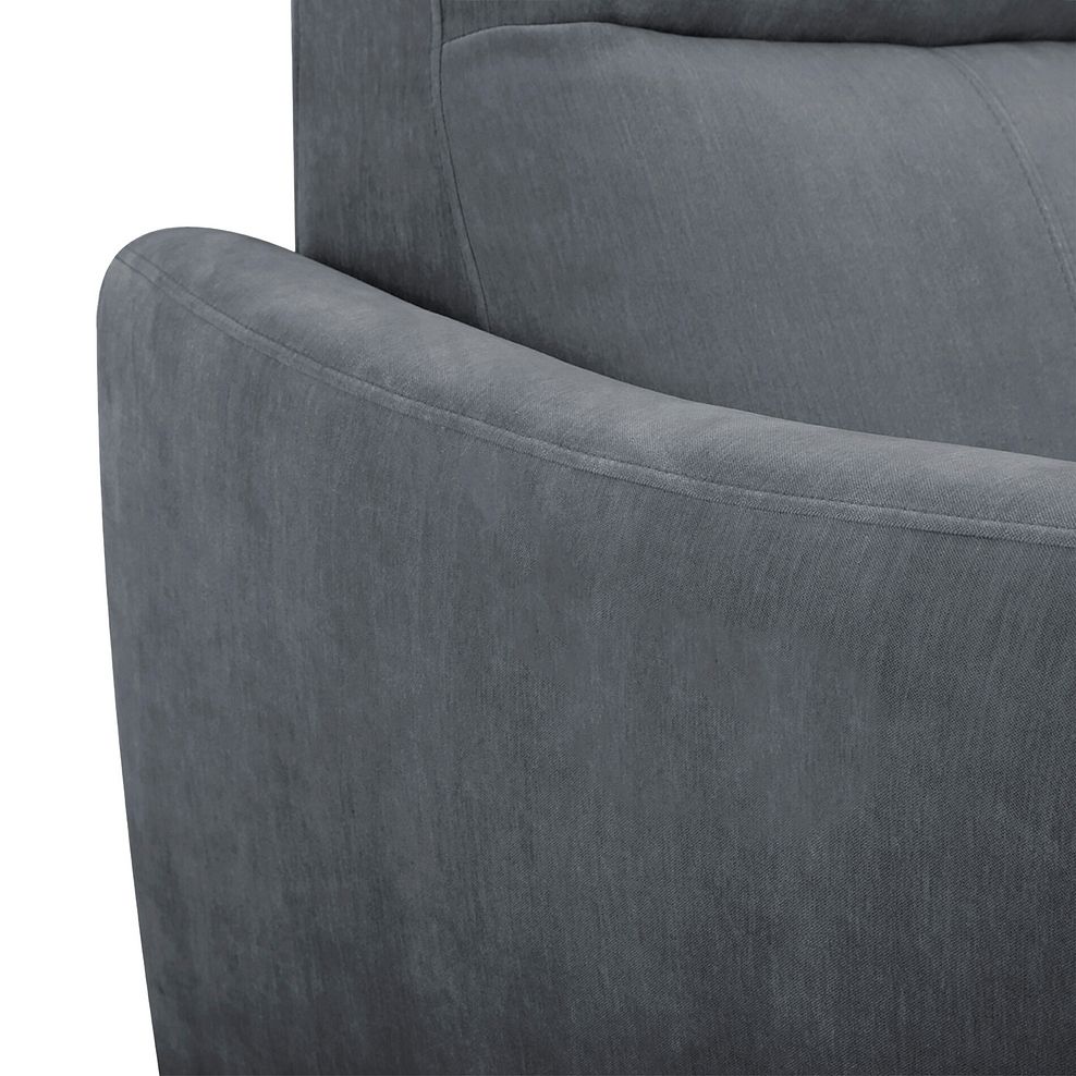 Dylan Left Hand Corner Sofa in Amigo Coal Fabric 8