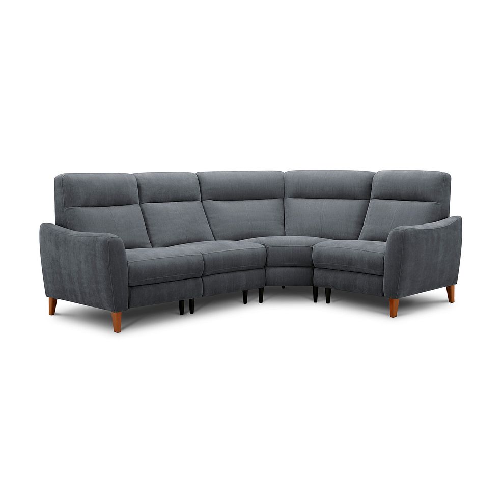 Dylan Left Hand Corner Sofa in Amigo Coal Fabric 2
