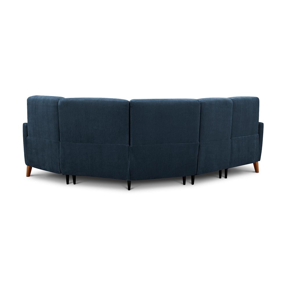 Dylan Left Hand Corner Sofa in Amigo Navy Fabric 4