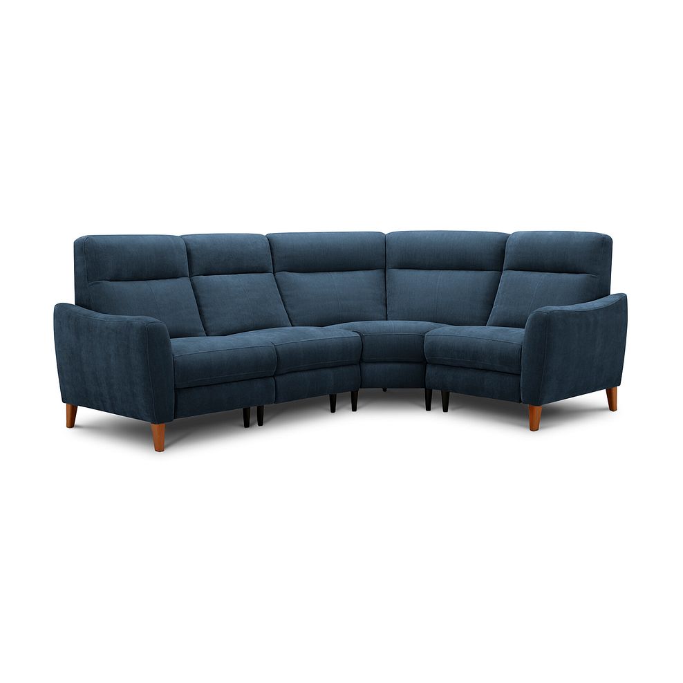 Dylan Left Hand Corner Sofa in Amigo Navy Fabric 2