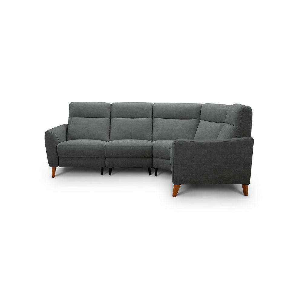Dylan Left Hand Corner Sofa in Darwin Charcoal Fabric 3