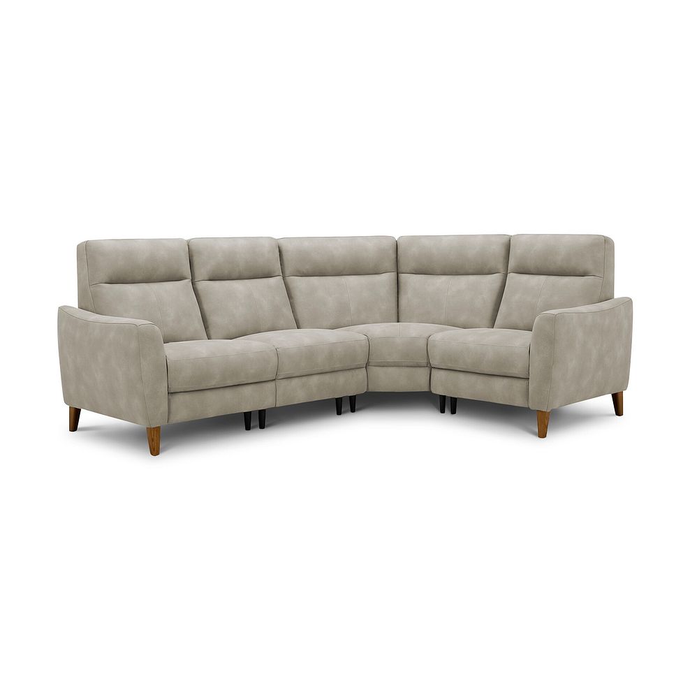 Dylan Left Hand Corner Sofa in Oxford Beige Fabric 2