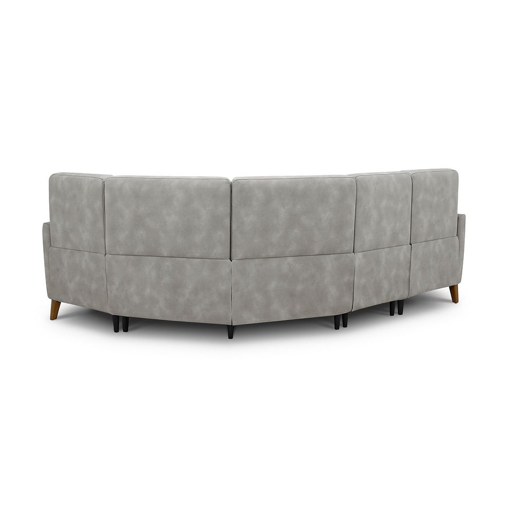 Dylan Left Hand Corner Sofa in Oxford Grey Fabric 3