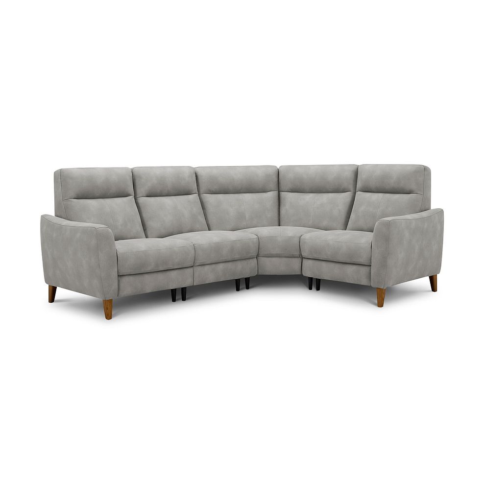 Dylan Left Hand Corner Sofa in Oxford Grey Fabric 1
