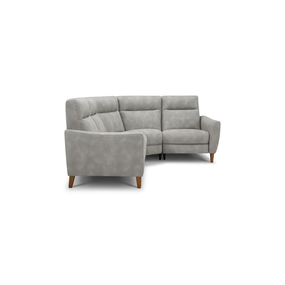Dylan Left Hand Corner Sofa in Oxford Grey Fabric 2