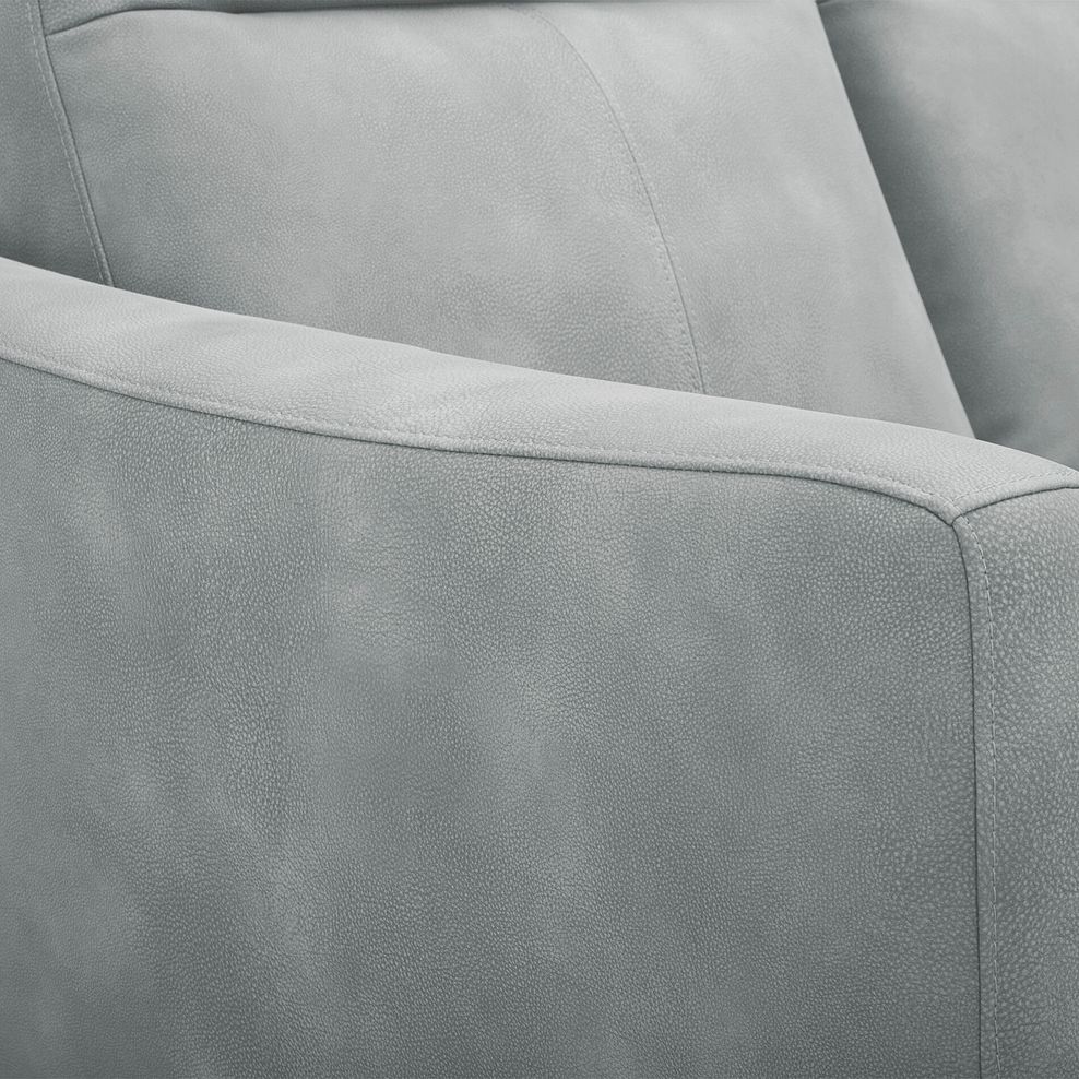 Dylan Left Hand Corner Sofa in Oxford Silver Fabric 8