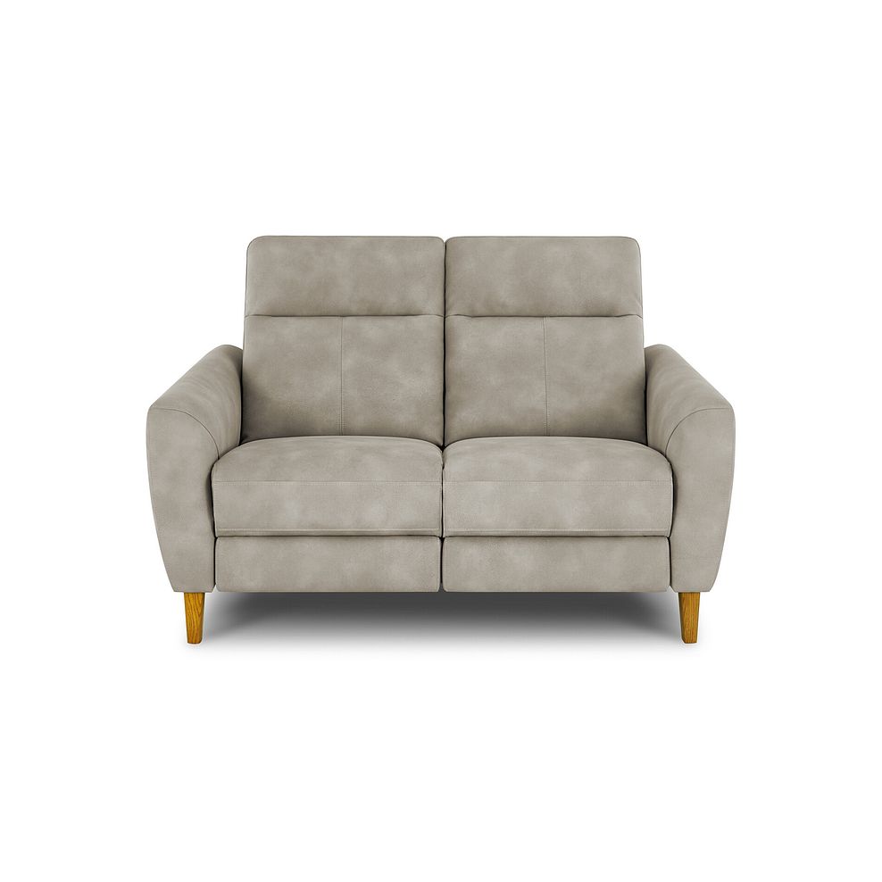 Dylan 2 Seater Sofa in Oxford Beige Fabric Thumbnail 2