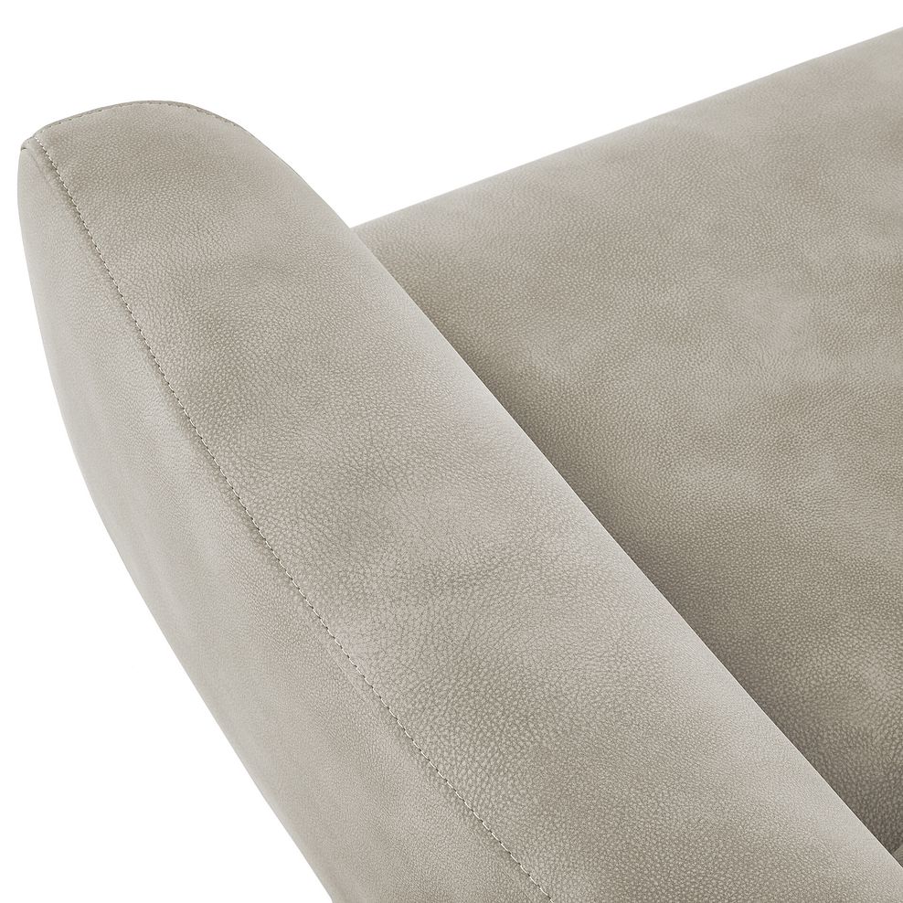 Dylan 2 Seater Sofa in Oxford Beige Fabric 7