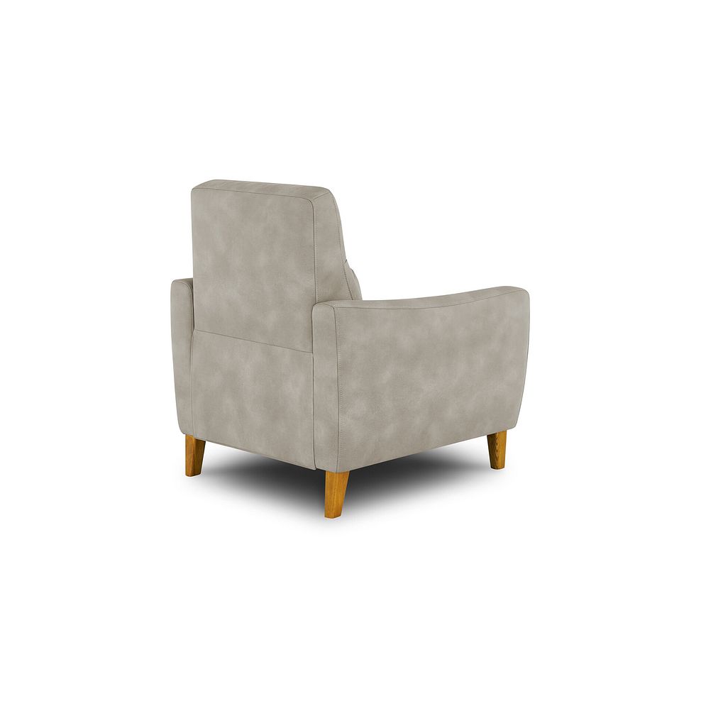 Dylan Armchair in Oxford Beige Fabric 3