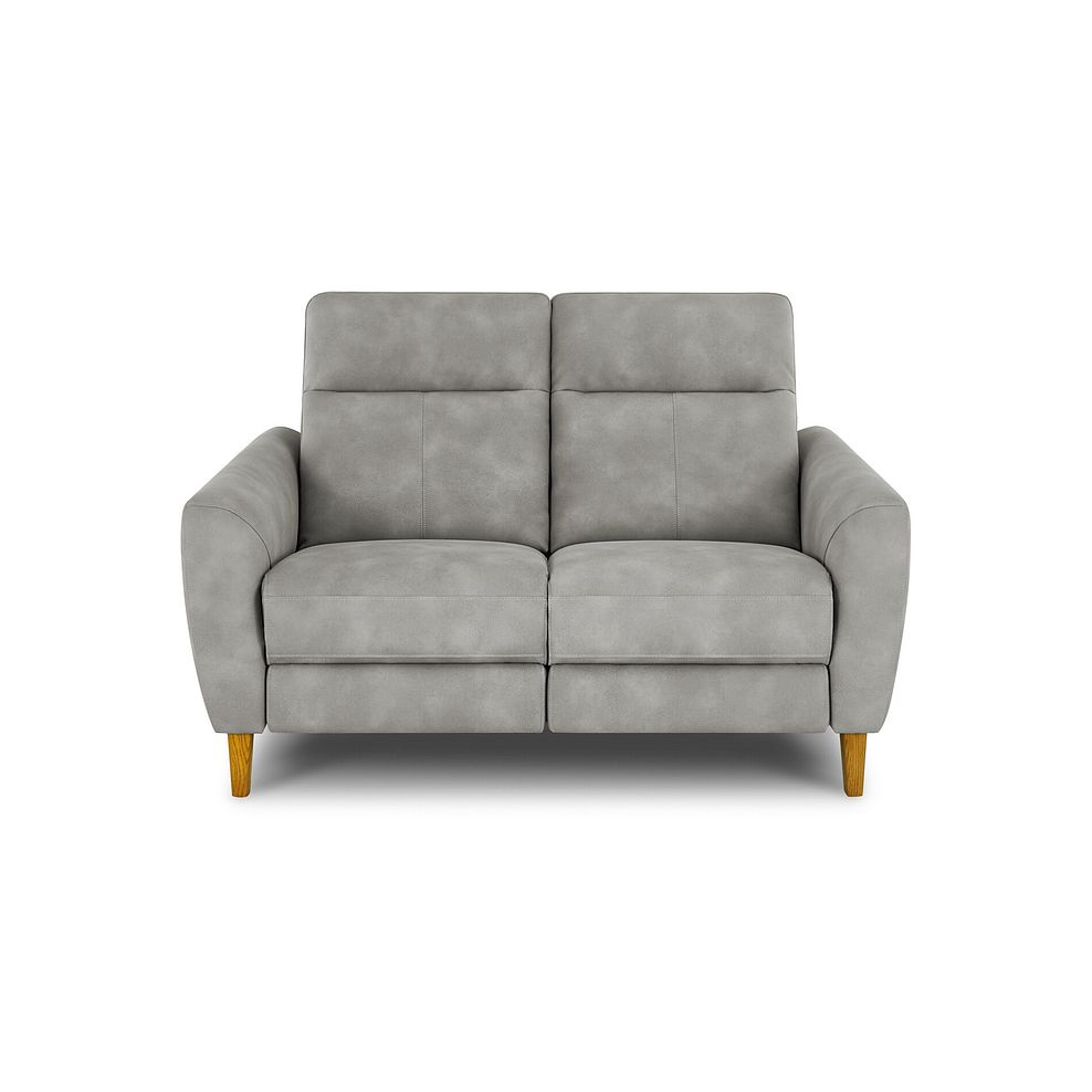 Dylan 2 Seater Sofa in Oxford Grey Fabric 2