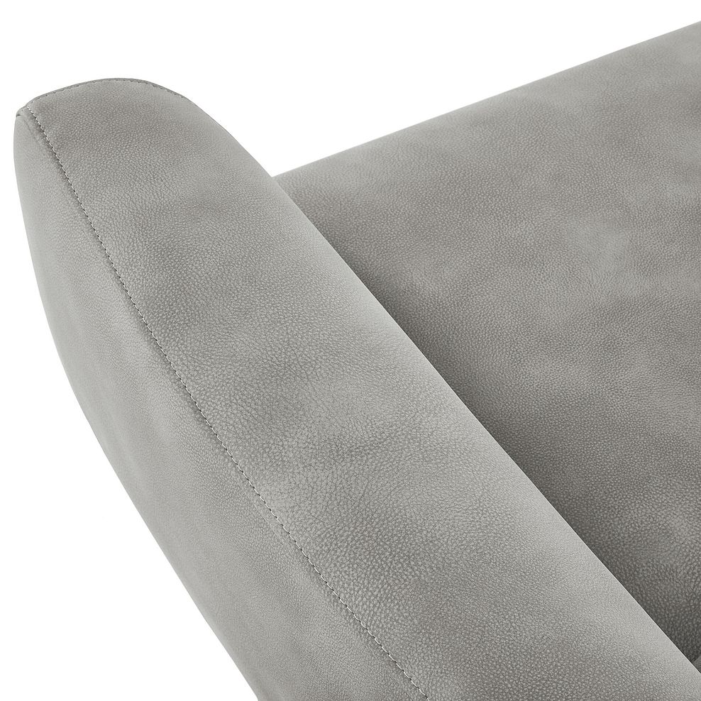 Dylan 2 Seater Sofa in Oxford Grey Fabric 7