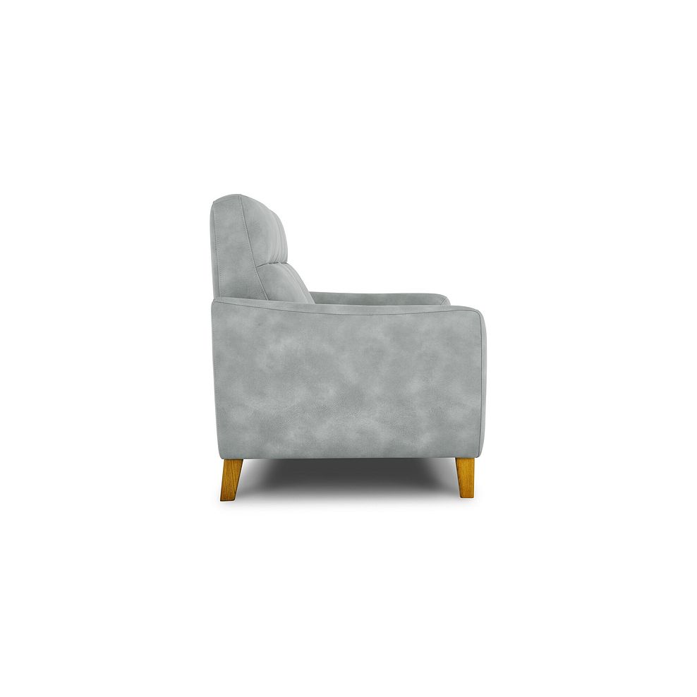 Dylan Armchair in Oxford Silver Fabric Thumbnail 4