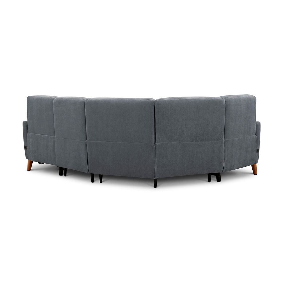 Dylan Right Hand Corner Power Recliner Sofa in Amigo Coal Fabric 8