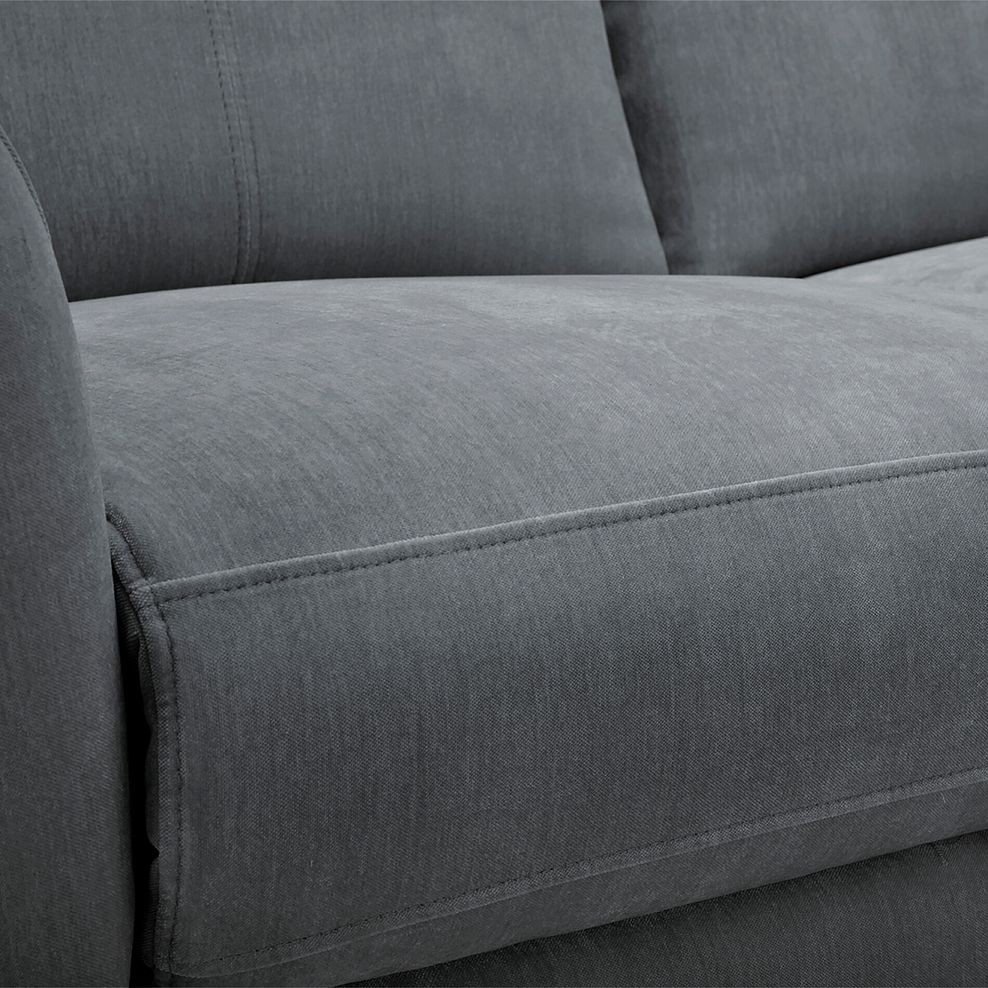 Dylan Right Hand Corner Power Recliner Sofa in Amigo Coal Fabric 14