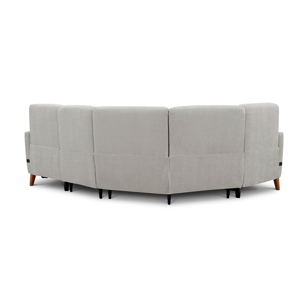 Dylan Right Hand Corner Power Recliner Sofa in Amigo Dove Fabric 8