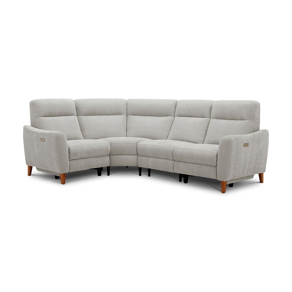 Dylan Right Hand Corner Power Recliner Sofa in Amigo Dove Fabric 2