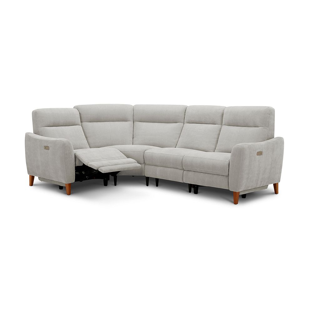 Dylan Right Hand Corner Power Recliner Sofa in Amigo Dove Fabric 3