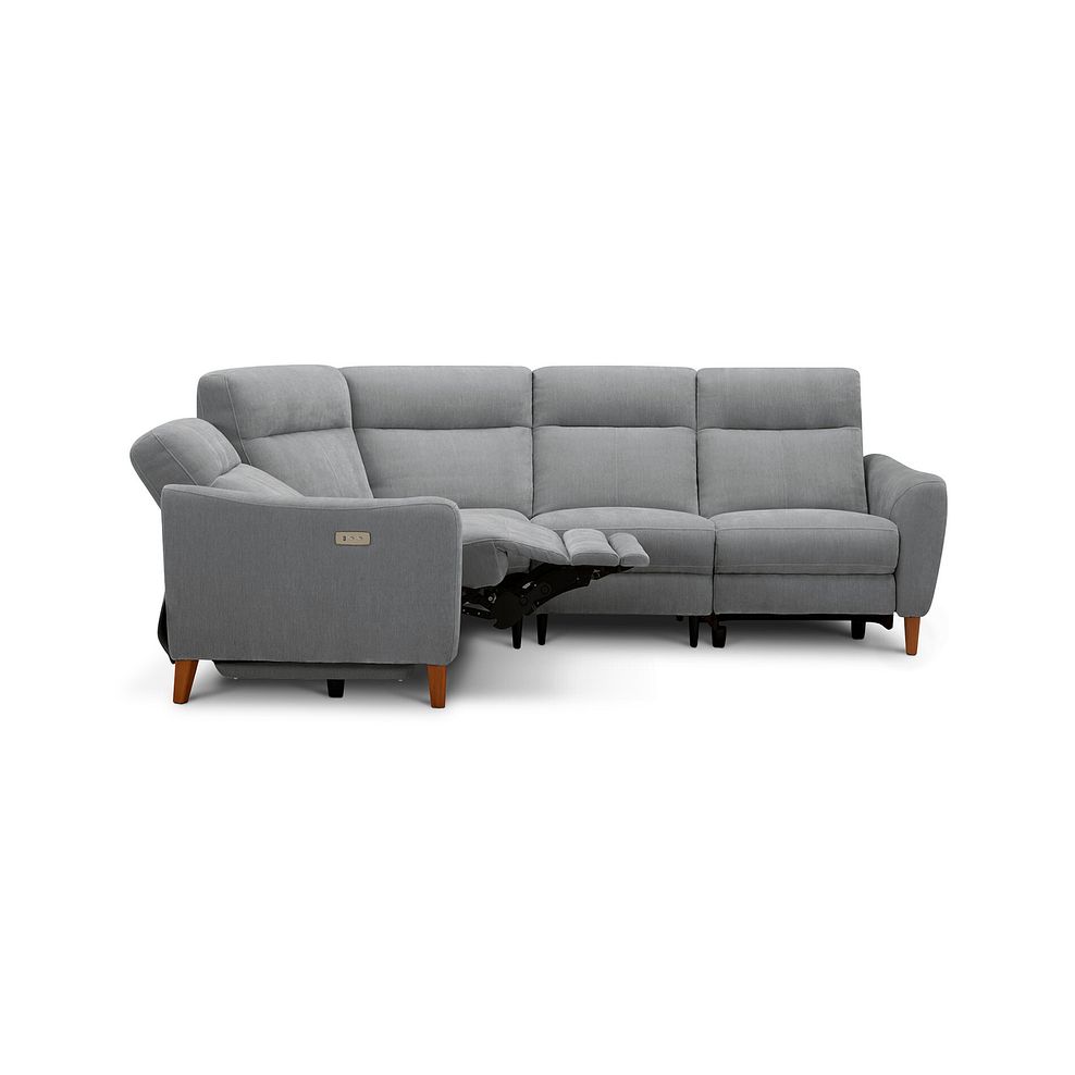 Dylan Right Hand Corner Power Recliner Sofa in Amigo Granite Fabric 7