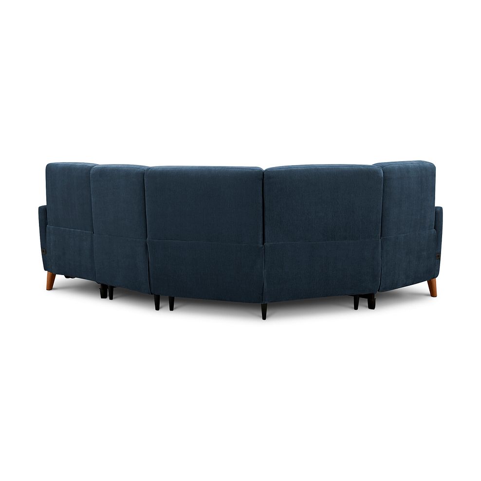 Dylan Right Hand Corner Power Recliner Sofa in Amigo Navy Fabric 8