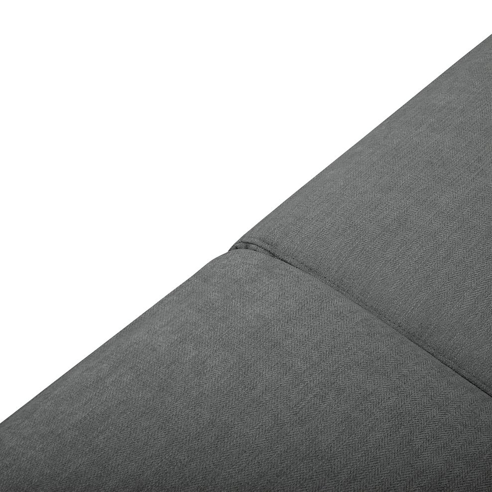 Dylan Right Hand Corner Power Recliner Sofa in Darwin Charcoal Fabric 15