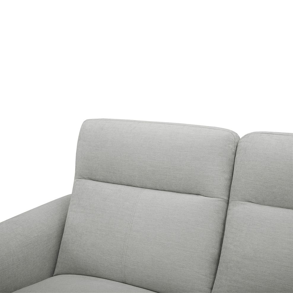 Dylan Right Hand Corner Power Recliner Sofa in Darwin Silver Fabric 11