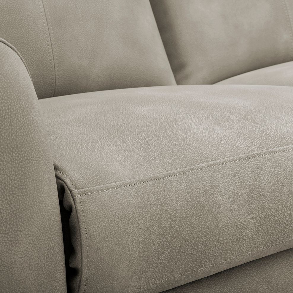 Dylan Right Hand Corner Power Recliner Sofa in Oxford Beige Fabric 15