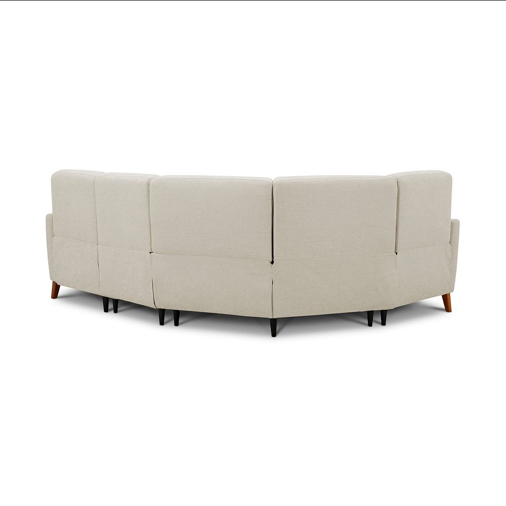 Dylan Right Hand Corner Sofa in Darwin Ivory Fabric 4