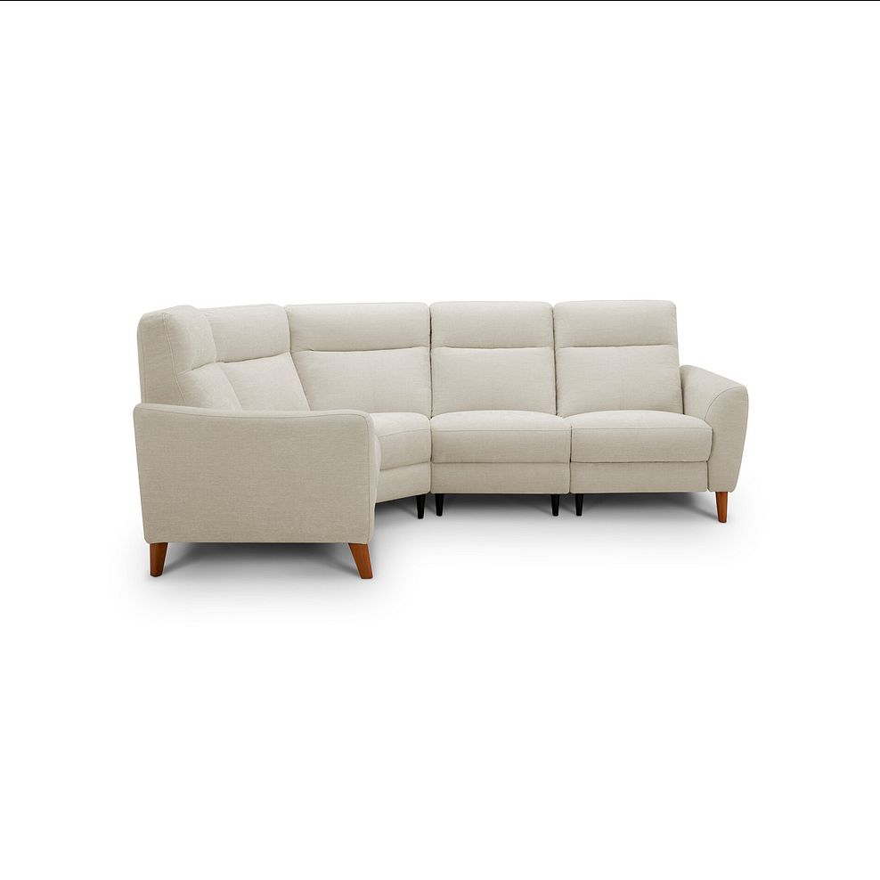 Dylan Right Hand Corner Sofa in Darwin Ivory Fabric 3