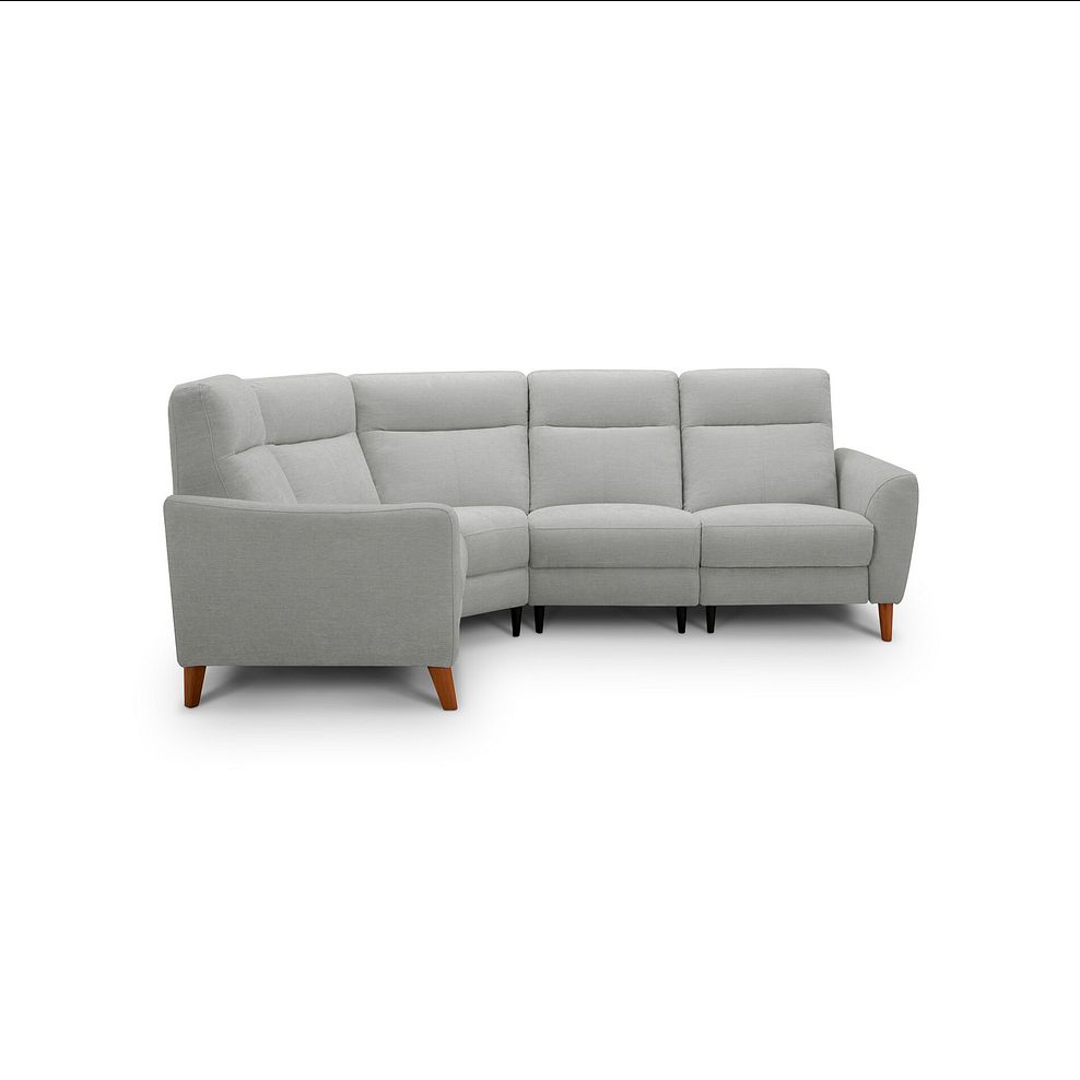 Dylan Right Hand Corner Sofa in Darwin Silver Fabric 2