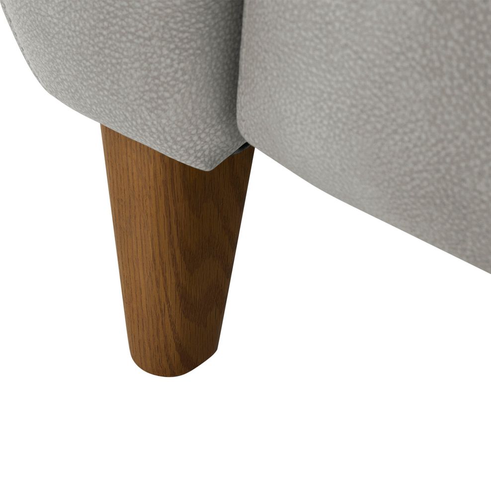 Dylan Right Hand Corner Sofa in Oxford Grey Fabric 4