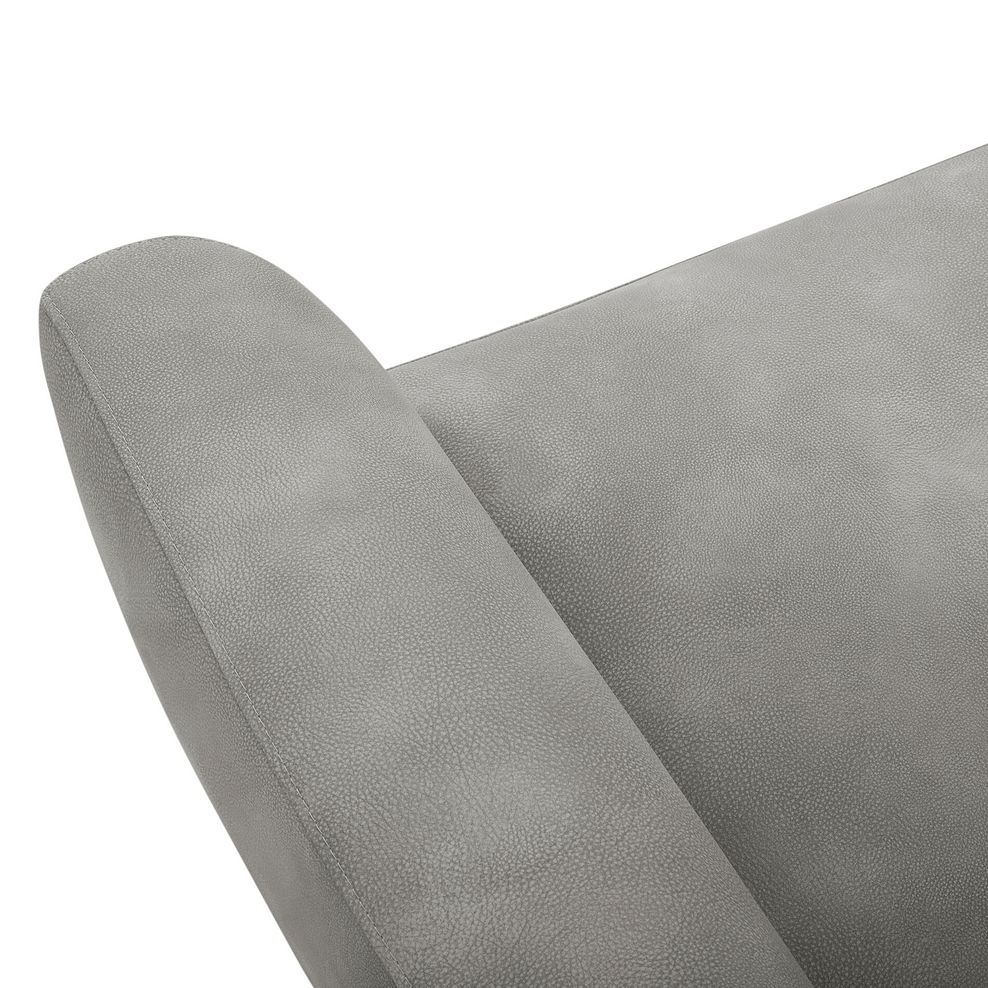 Dylan Right Hand Corner Sofa in Oxford Grey Fabric 6