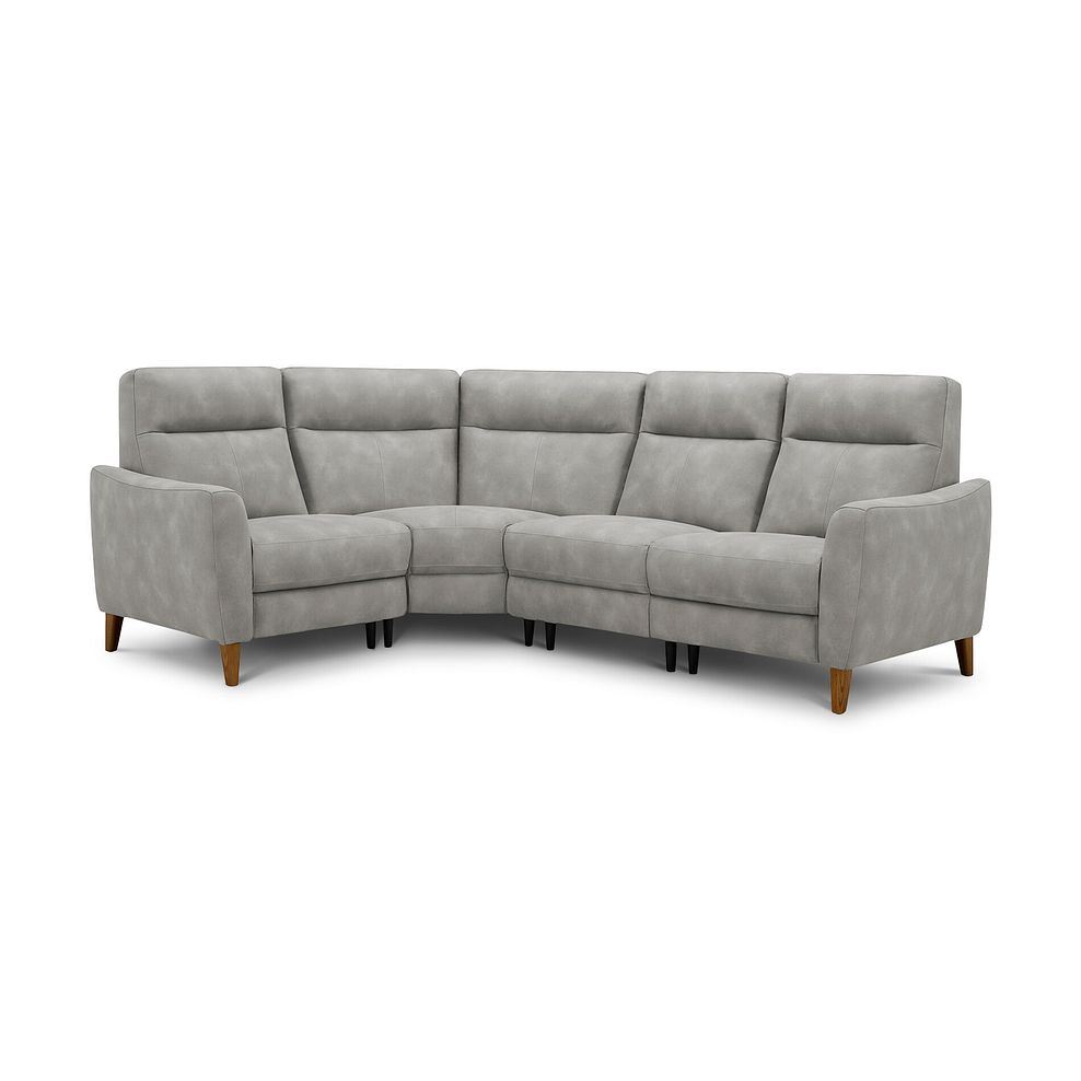 Dylan Right Hand Corner Sofa in Oxford Grey Fabric 1
