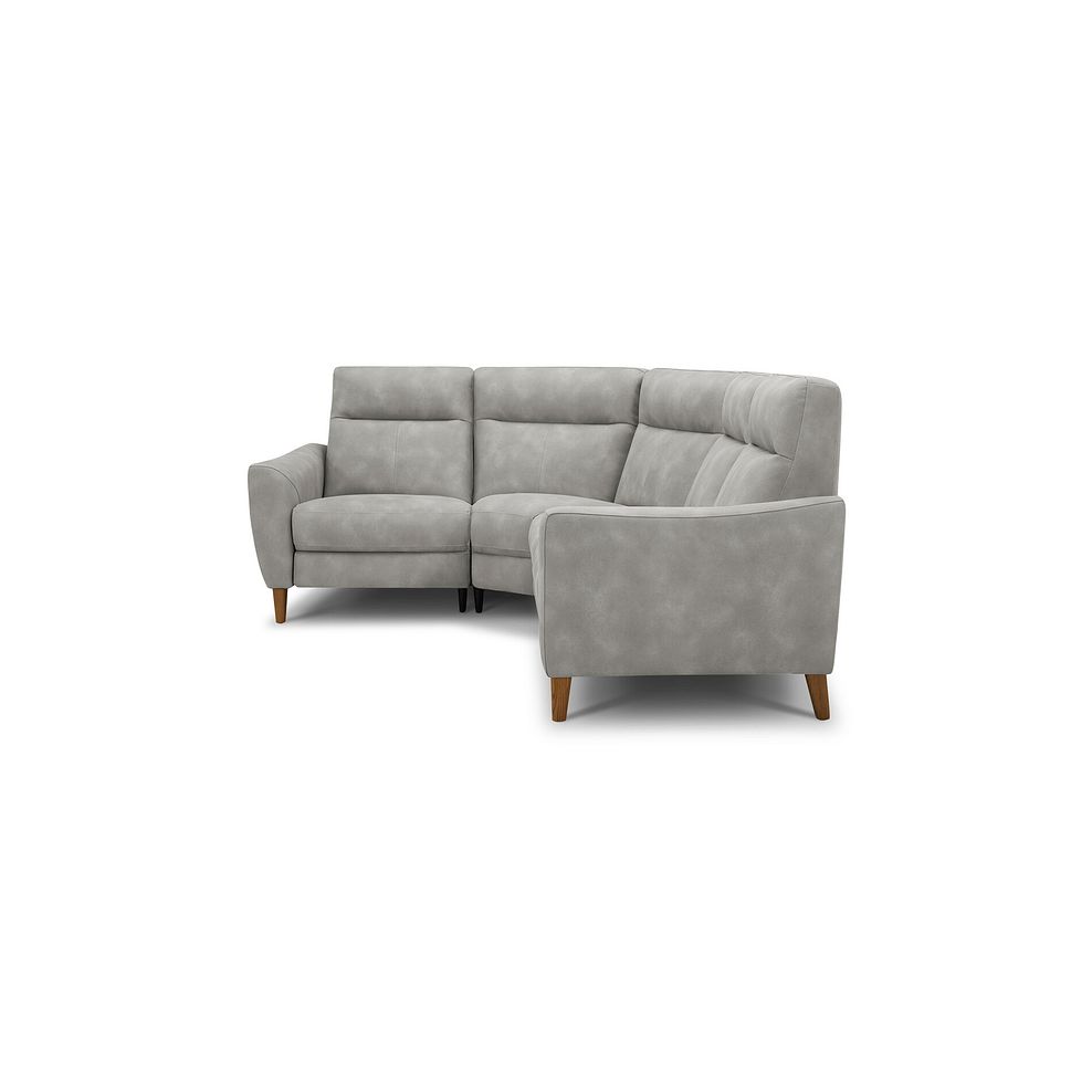 Dylan Right Hand Corner Sofa in Oxford Grey Fabric 2