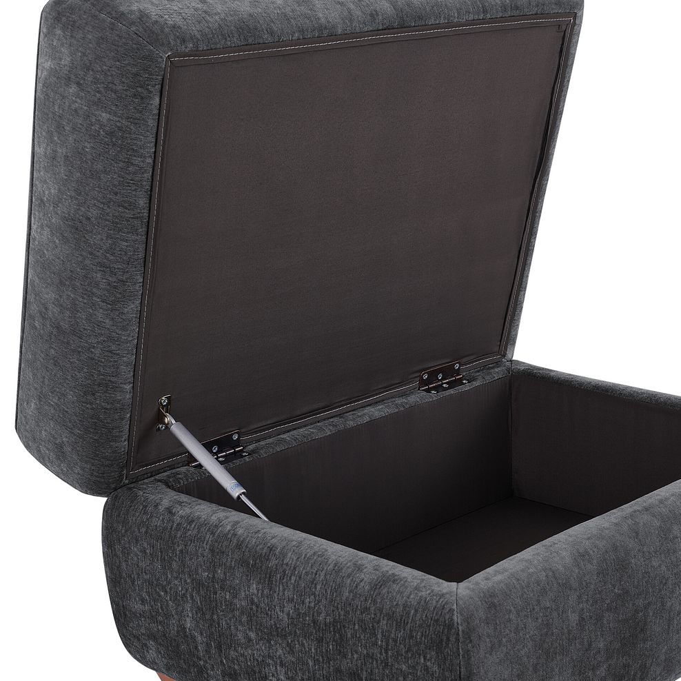 Dylan Storage Footstool in Amigo Coal Fabric 6