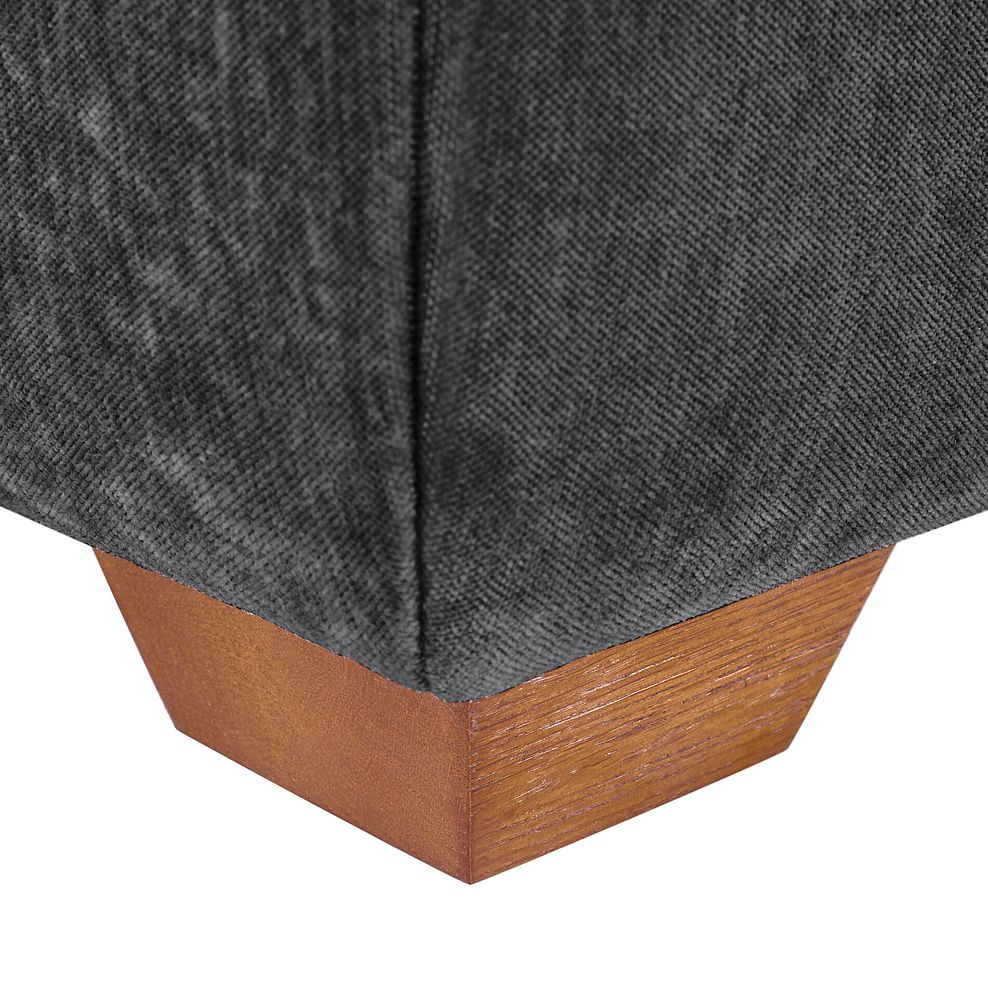 Dylan Storage Footstool in Amigo Coal Fabric Thumbnail 5