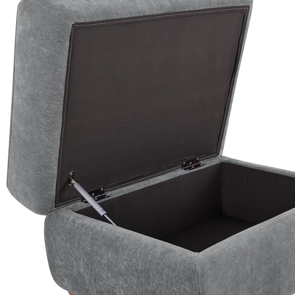 Dylan Storage Footstool in Amigo Granite Fabric 9