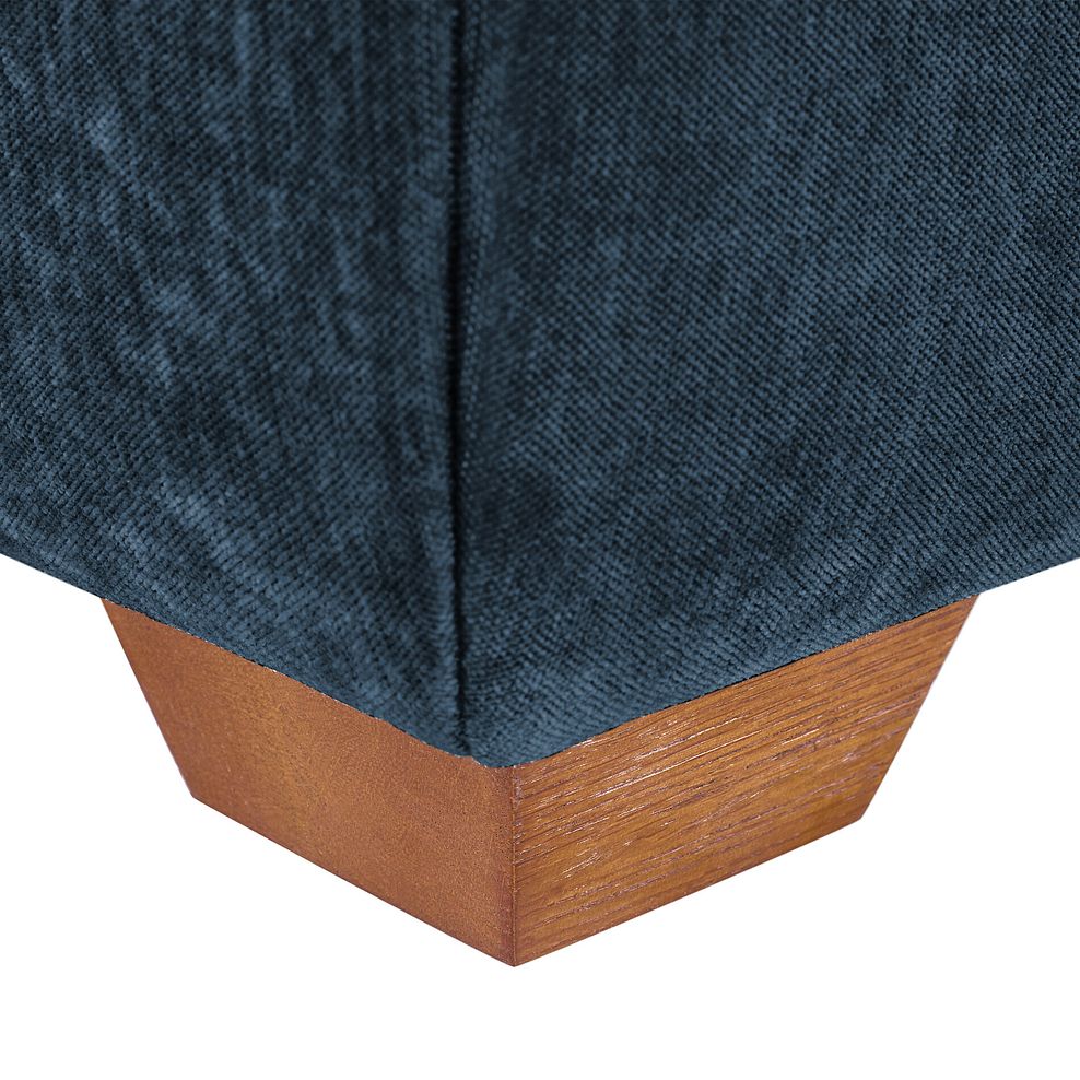 Dylan Storage Footstool in Amigo Navy Fabric 5