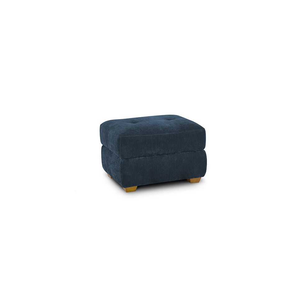 Dylan Storage Footstool in Amigo Navy Fabric 1