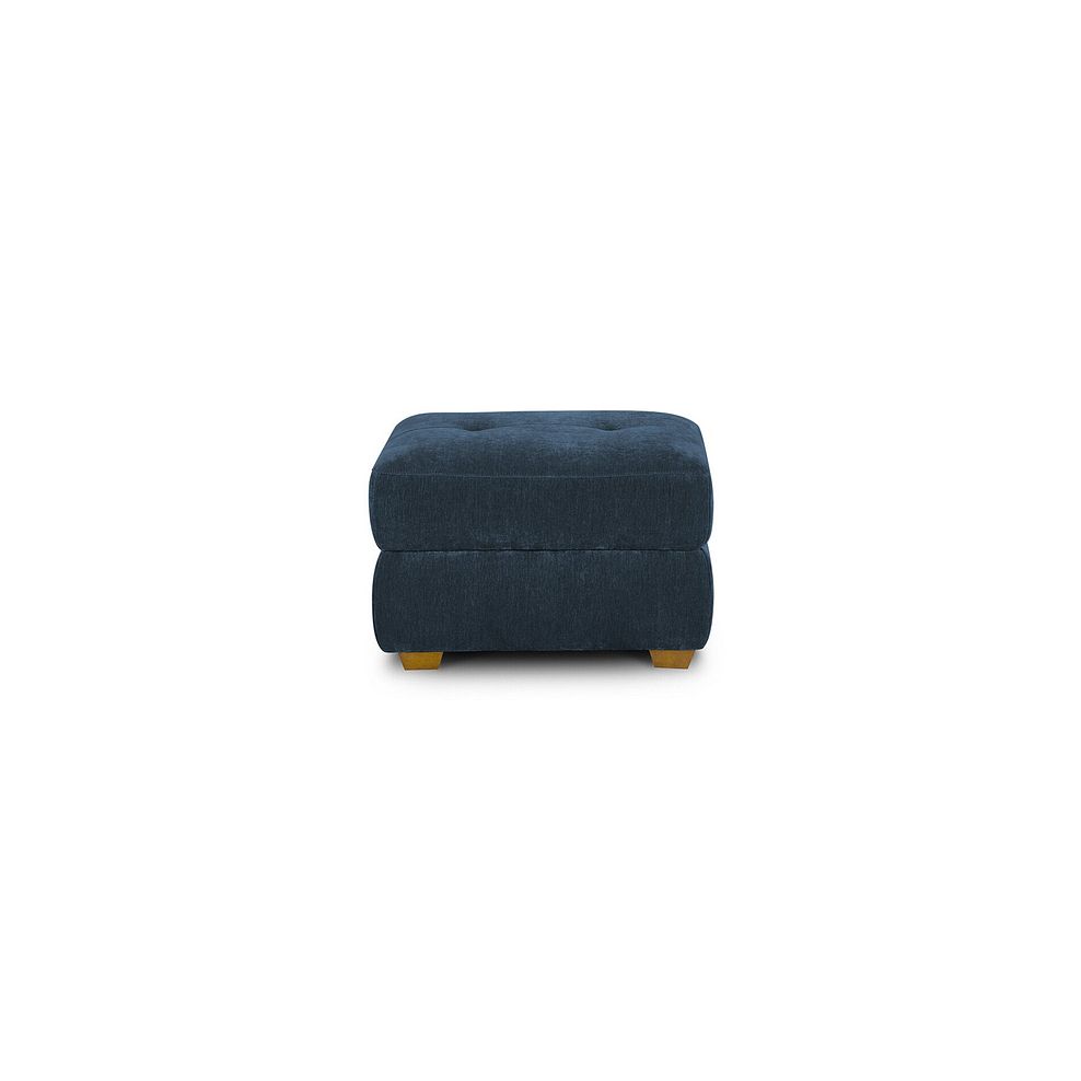 Dylan Storage Footstool in Amigo Navy Fabric 3