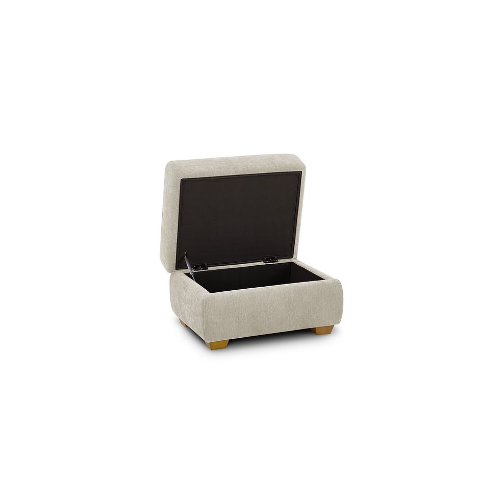 Dylan Storage Footstool in Darwin Ivory Fabric 2