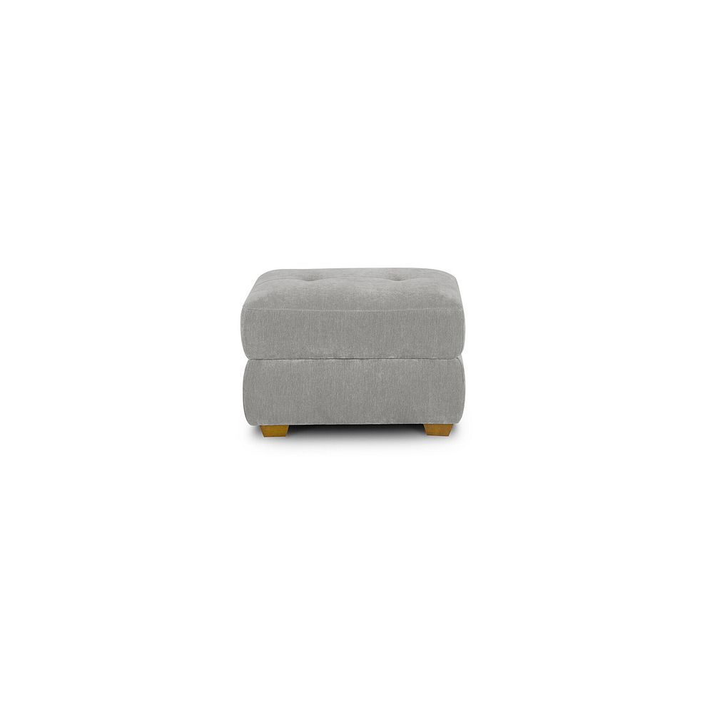 Dylan Storage Footstool in Darwin Silver Fabric 3