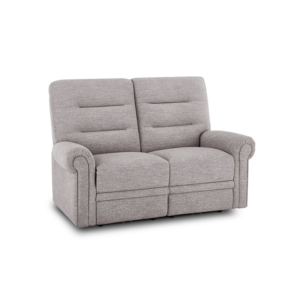 Eastbourne 2 Seater Sofa in Andaz Silver Fabric