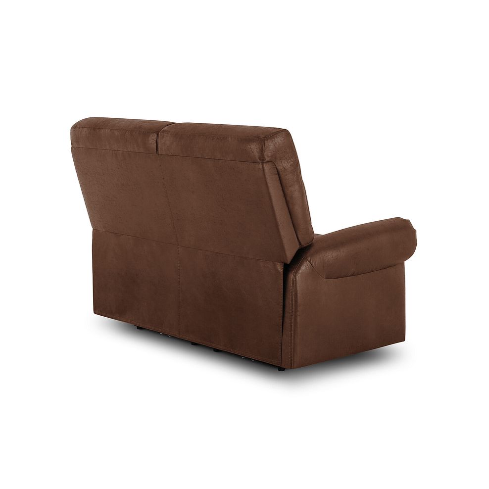 Eastbourne 2 Seater Sofa in Ranch Dark Brown Fabric Thumbnail 4