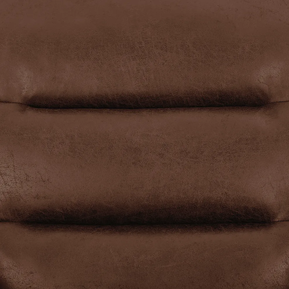 Eastbourne 2 Seater Sofa in Ranch Dark Brown Fabric 8