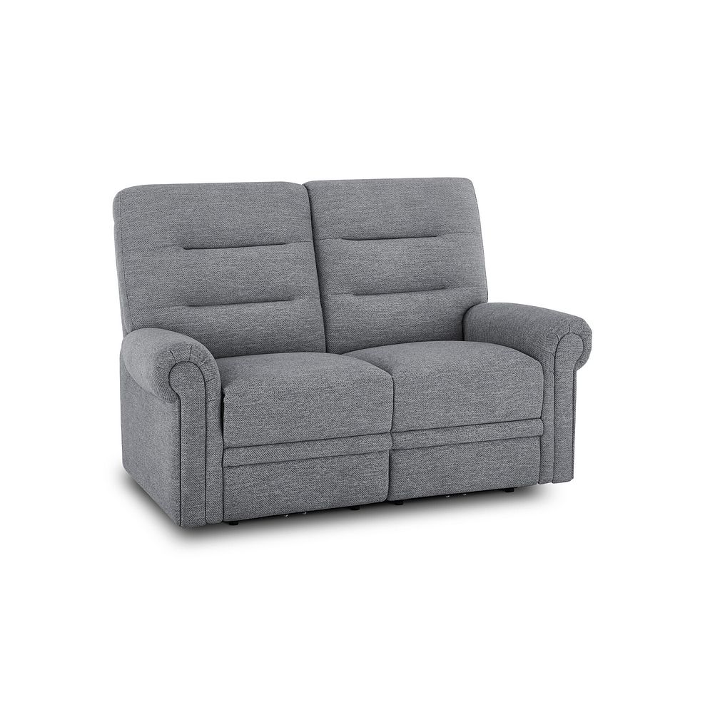 Eastbourne 2 Seater Sofa in Santos Steel Fabric