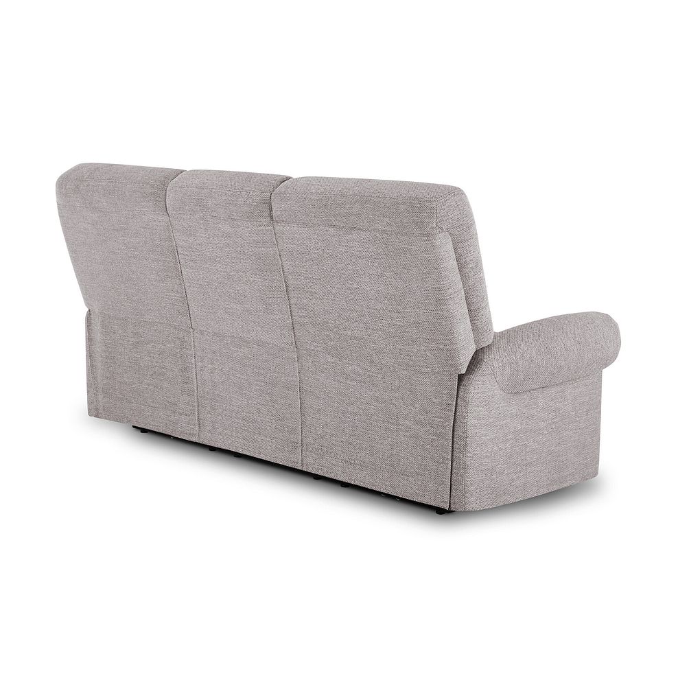 Eastbourne 3 Seater Sofa in Andaz Silver Fabric 3