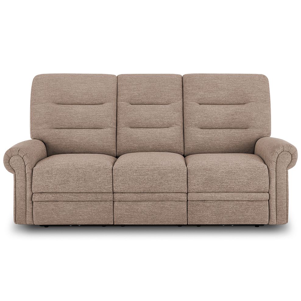 Eastbourne 3 Seater Sofa in Dorset Beige Fabric 2